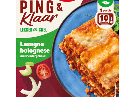 Iglo Ping &amp; fertige Lasagne Bolognese