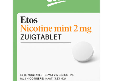 Etos Nicotine zuigtabletten mint 2 mg