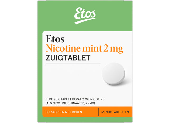 Etos Nicotine zuigtabletten mint 2 mg