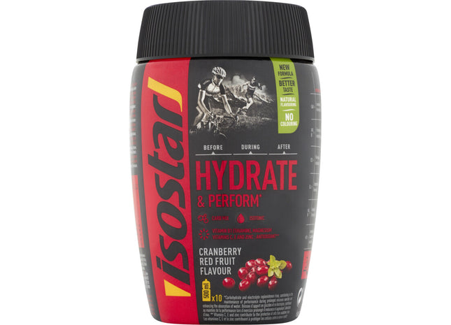 Isostar Hydrate & perform cranberry red fruit