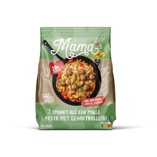Mama's Pasta met gehaktballen