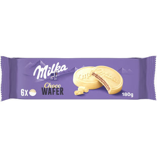 Milka Choco wafels met witte chocolade
