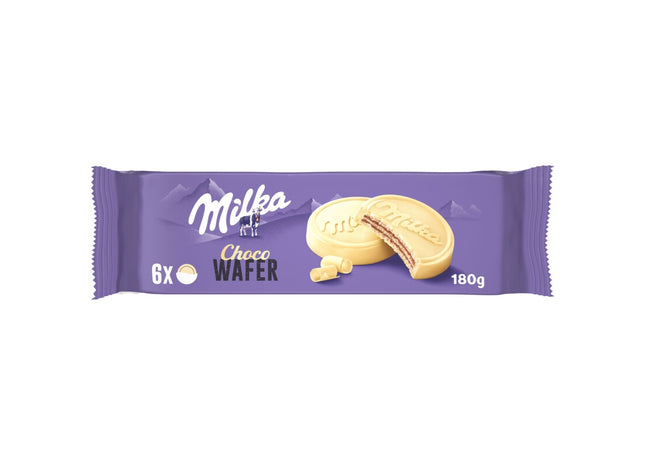 Milka Choco wafels met witte chocolade