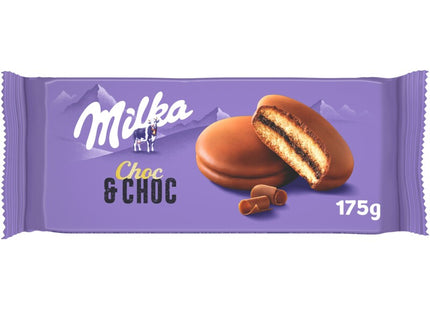 Milka Choc & choc cakejes met chocolade