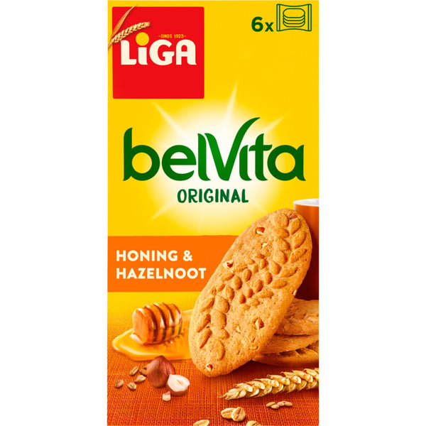 Liga Belvita honing & hazelnoot koekjes