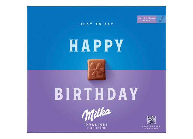 Milka Alles Gute zum Geburtstag, Pralinen, Milchcreme