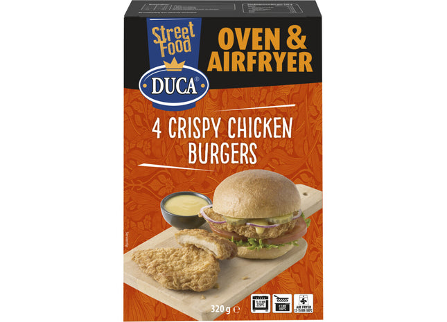 Duca 4 crispy chicken burgers