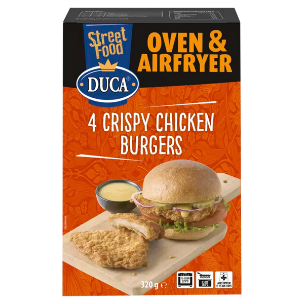 Duca 4 crispy chicken burgers