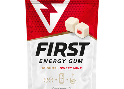 First Energy Gum Red mint met cafeïne