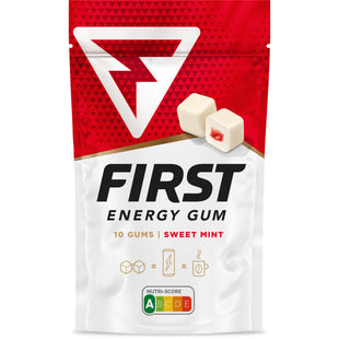 First Energy Gum Red mint met cafeïne