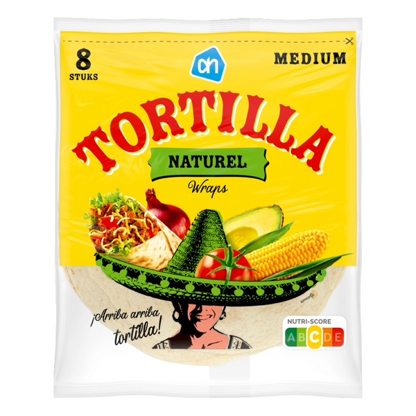 Plain tortilla wraps