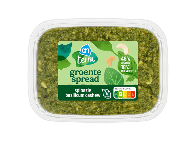 Terra Groentespread spinazie basilicum cashew