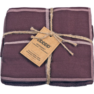 DDDDD Keukenset ruit bordeaux