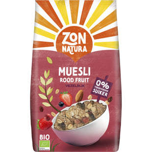Zonnatura Muesli rood fruit