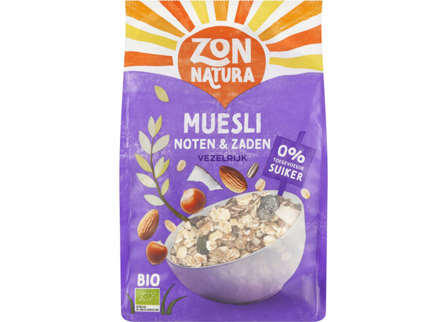 Zonnatura Muesli met noten en zaden