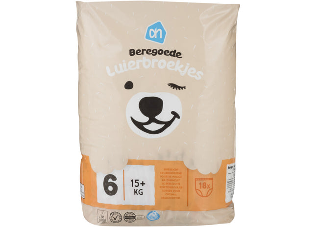 Beregoede luierbroekjes maat 6