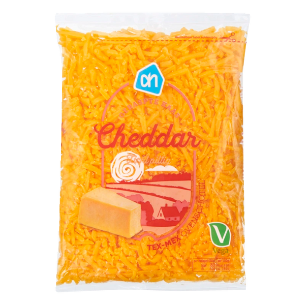 Cheddar grated cheese
