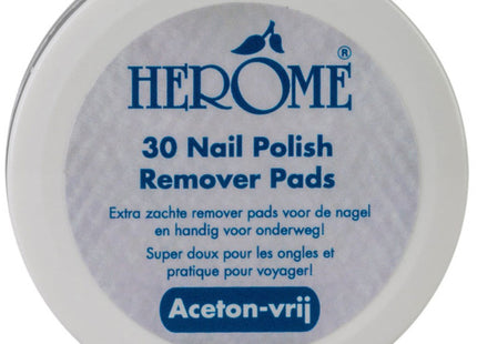 Herôme Caring nail remover pads