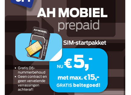Mobile prepaid sim starter pack
