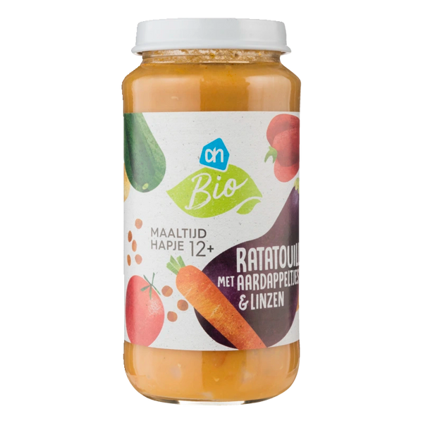 Biologisches Ratatouille mit Kartoffeln 12m+