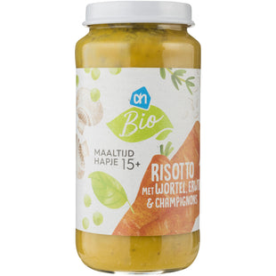 Bio-Risotto mit Karotte 15+