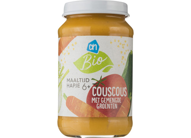 Bio-Couscous mit gemischtem Gemüse ab 6 Monaten