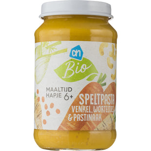 Bio-Dinkelpaste Fenchel Karotte Pastinake 6 Monate+