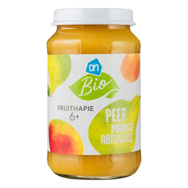 Biologisch Fruithapje peer mango abrikoos 6m+