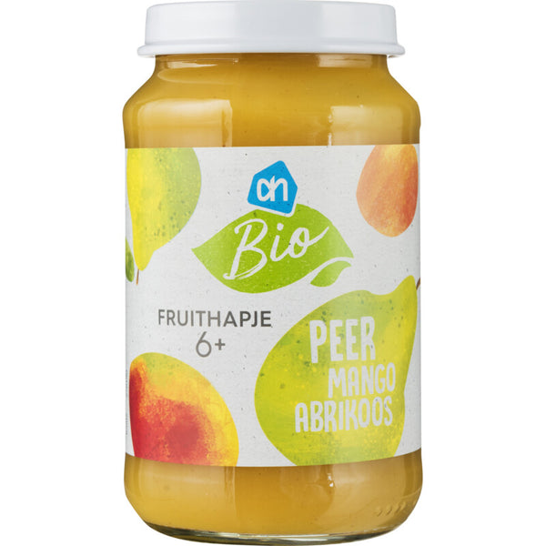 Biologisch Fruithapje peer mango abrikoos 6m+