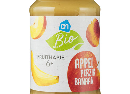 Biologisch Fruithapje appel perzik banaan 6m+