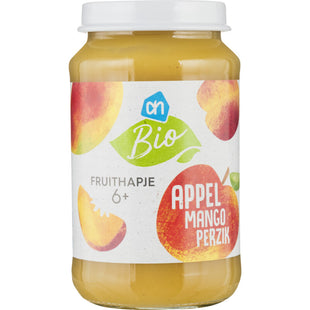 Biologisch Fruithapje appel mango perzik 6m+