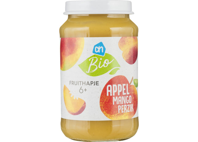 Biologisch Fruithapje appel mango perzik 6m+