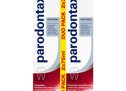 Parodontax Whitening daily toothpaste duo