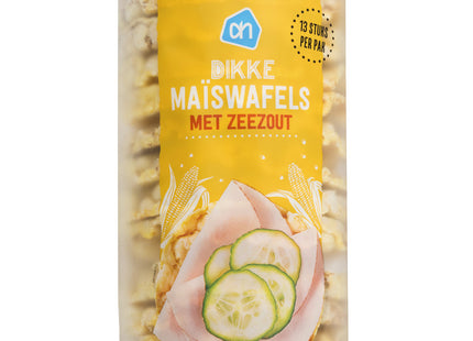 Dikke maiswafels met zeezout