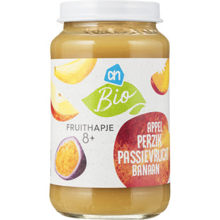 Biologisch Fruithapje appel perzik 8m+