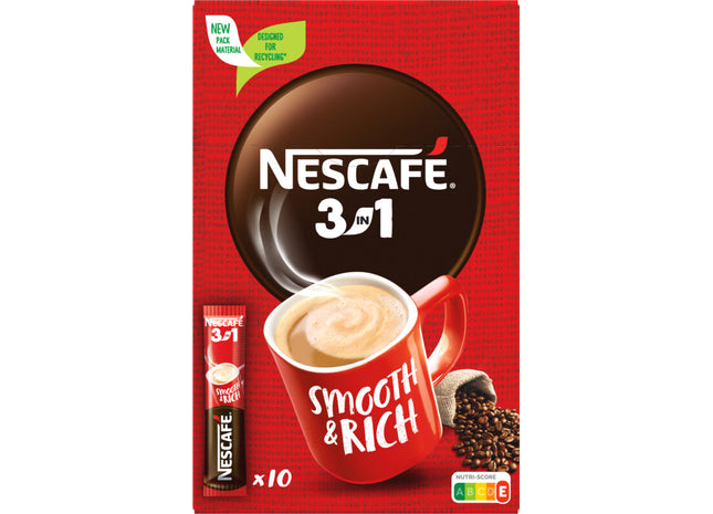 Nescafé 3in1 smooth & rich oploskoffie