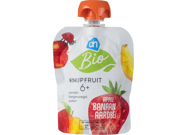 Bio Squeeze Frucht Apfel Banane Erdbeere 6m+