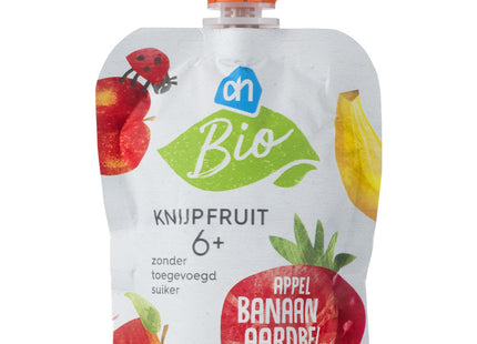 Biologisch Knijpfruit appel banaan aardbei 6m+