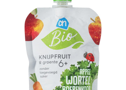 Organic squeeze fruit apple carrot 6+ months