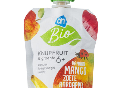 Biologisch Knijpfruit mango zoete aardappel 6m+