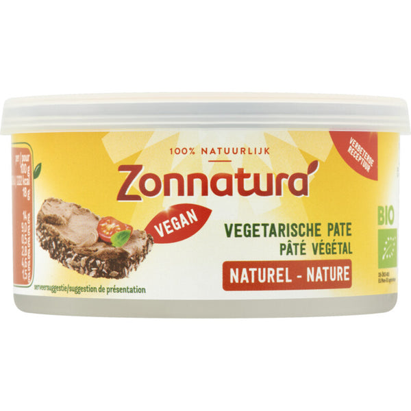 Zonnatura Vegetarische pate naturel