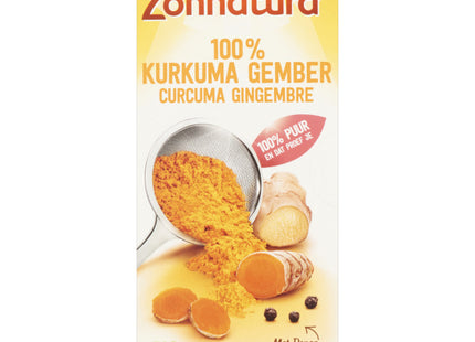 Zonnatura 100% kurkuma gember kruideninfusie