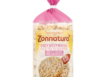 Zonnatura Boekweitwafel quinoa & lijnzaad