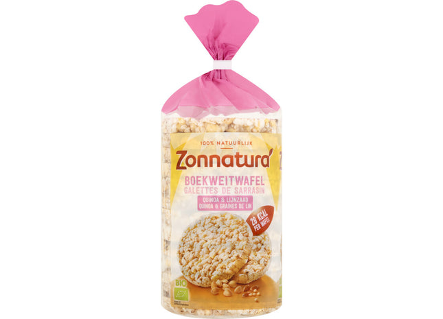 Zonnatura Boekweitwafel quinoa & lijnzaad