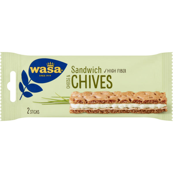 Wasa Sandwich cream cheese chives 3-pack