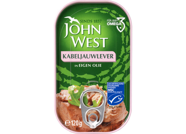 John West Kabeljauwlever