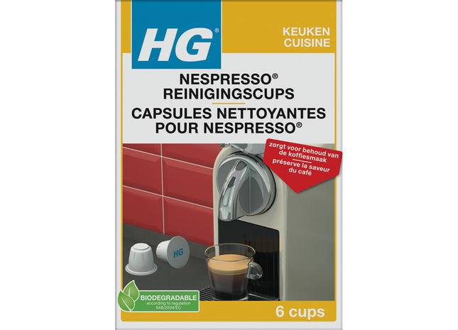 HG Nespresso reinigingscups