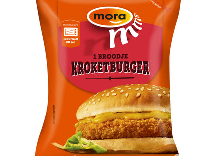 Mora Croquette burger sandwich