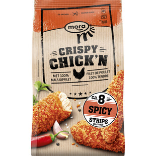 Mora Crispy chick'n spicy strips