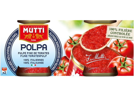 Mutti Polpa fijne tomatenpulp 2-pack